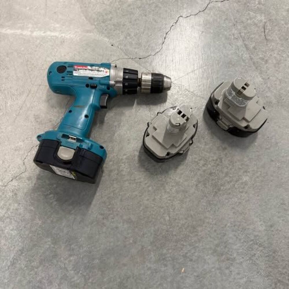 Drill & Three Batteries